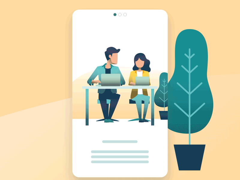Onboarding animation app mobile onboarding transition xd