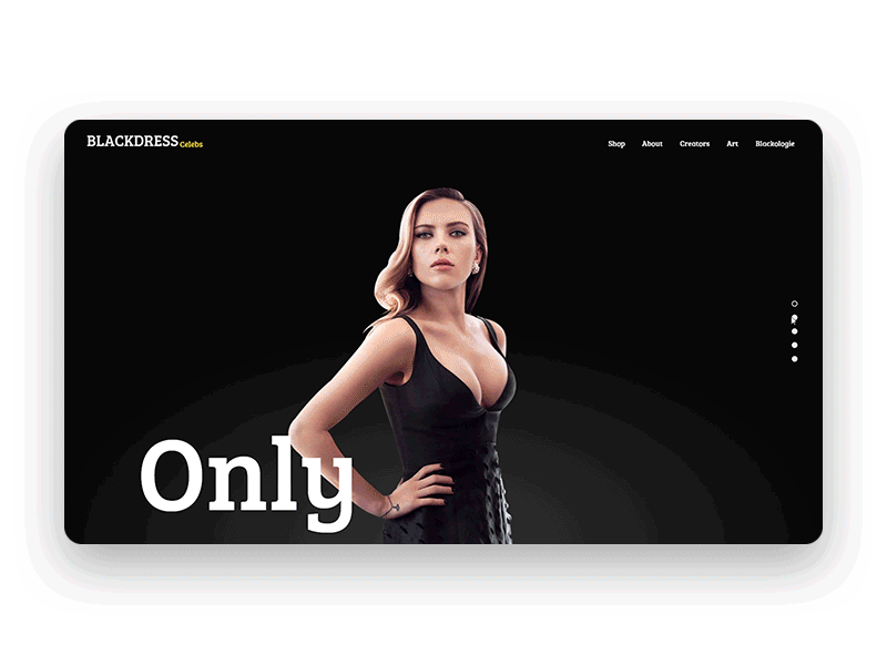 Blackdress Shop adobe dress ecommerce shop ui uiux uxdesign