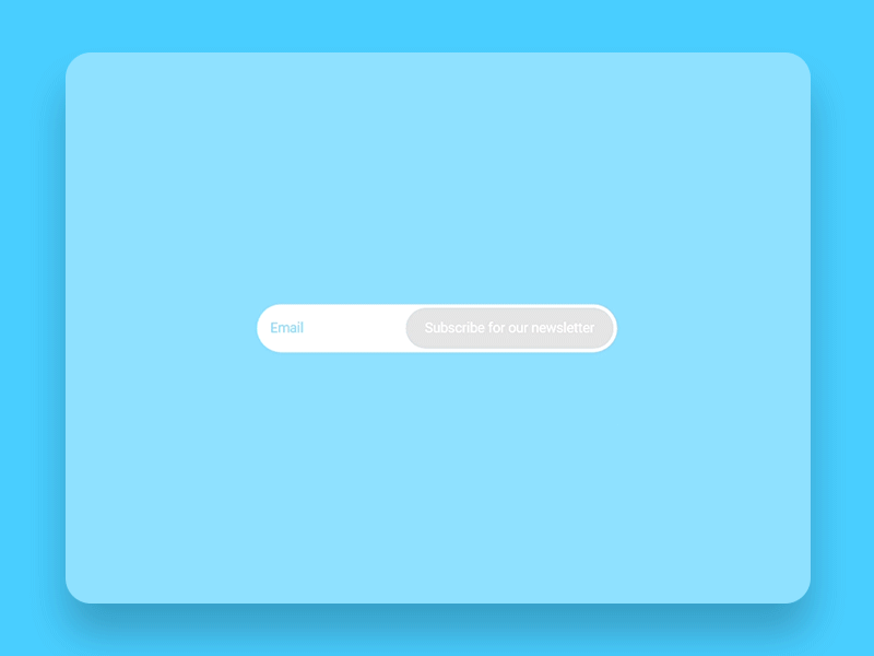 Subscribe animation email field subscribe ui uiux