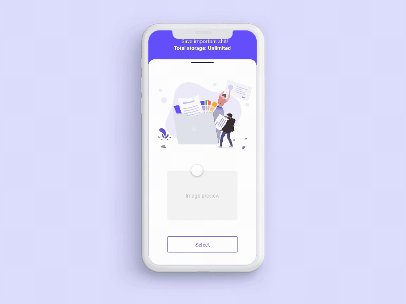 Upload important shit! (Uploader) animation micro interaction ui uiux uploader uxdesign