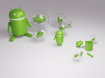 Android 3d android blender blender3d google mobile pixel robot