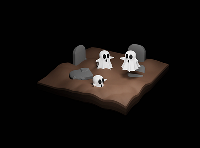 Halloween is just around the corner 3d blender ghost halloween