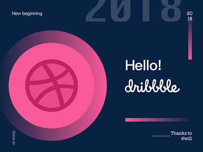 Hello dribbble