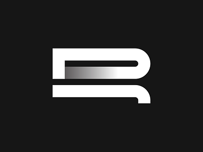 R+D Logo Black black branding d design elegant grid identity logo logomark minimalism monogram r