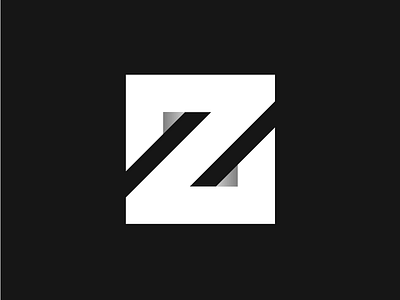 Zipbox Logo Black black brand branding design elegant grid identity logo logomark minimalism monogram z