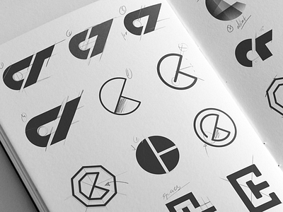 C + T Monogram Exploration. brand design designer graphic inspiration logo logomark monogram rebrand redesign sketchbook