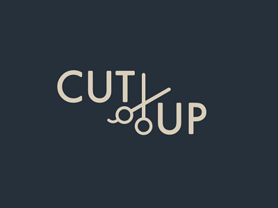 Cut Up Exercise branding logo visual design