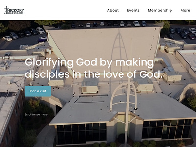 Hickory Bible Church Website Redesign