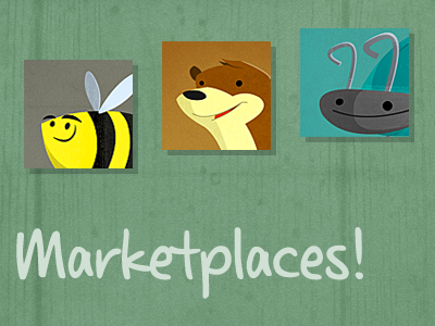 Marketplace Zoo bear bee envato green illustration marketplaces themeforest videohive wood