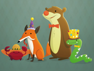 download party animals characters