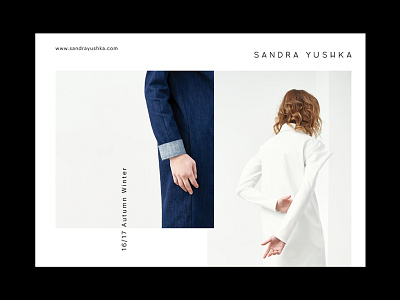 Sandra Yushka design fashion graphic lookbook