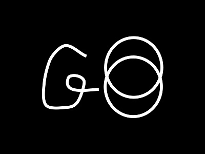 GO GAGA identity letters type typography