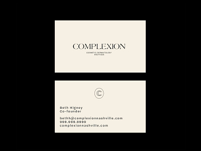 Complexion Skincare Rebrand