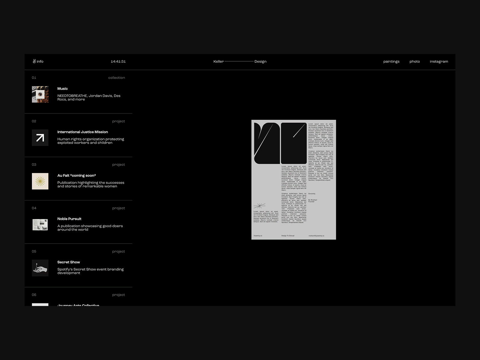 personal website brutalism brutalist design logo minimal minimalist portfolio website
