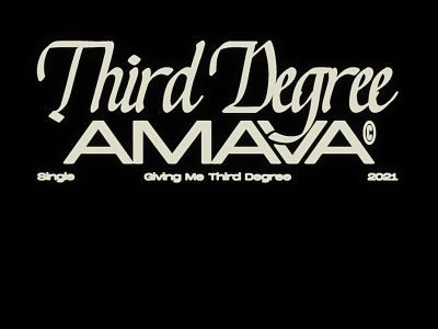AMAVA - Third Degree