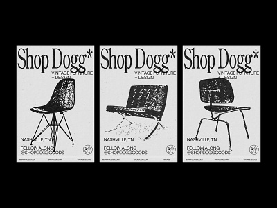 Shop Dogg Branding branding brutalism brutalist design logo minimal poster posters vintage