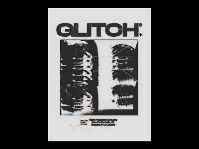 Glitch Video Merch branding brutalist design illustration merch music shirt