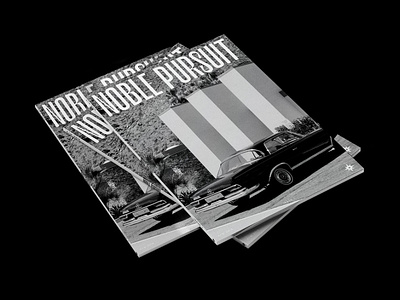 Noble Pursuit Magazine Identity branding brutalism brutalist cover artwork design logo magazine minimal minimalist typography