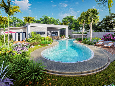 3d image for landscaping project. 3d architecturalvisualization architecture archviz landscaping lumion sketchup