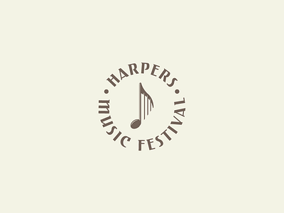 HARPERS logo music note