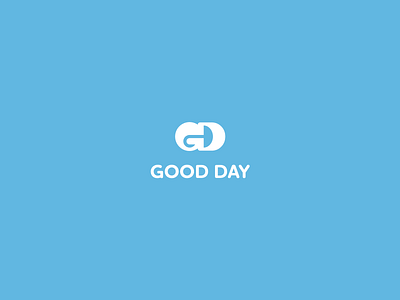 GOOD DAY letter d letter g logo umbrella