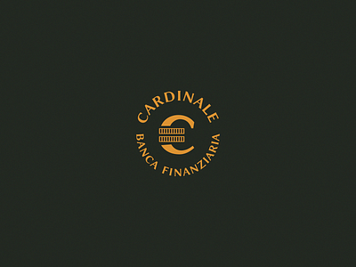 CARDINALE bank cardinale coin finance letter c logo sign euro