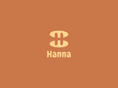 Hanna bakery bread letter h logo negative space