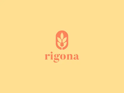 RIGONA drop germs logo oil wheat