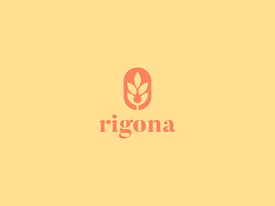 RIGONA drop germs logo oil wheat