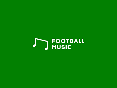 Football music football gates logo minimalism music notes simple