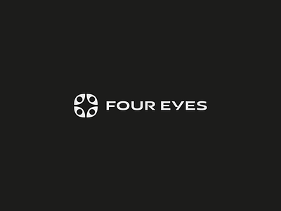 FOUR EYES eyes four geometry logo mark minimal star telescope