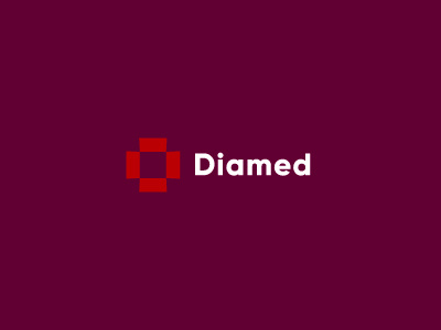 Diamed box cross delivery logo medical supplies