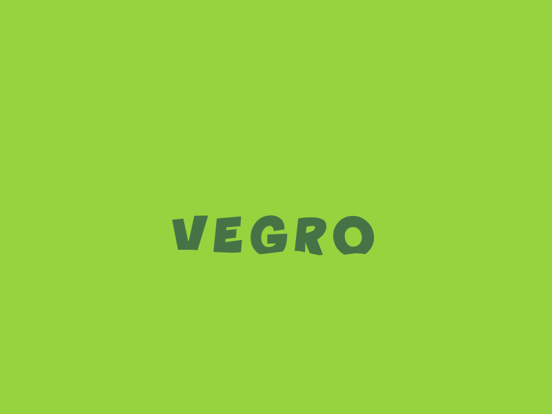 VEGRO delivery food logo vegetarian
