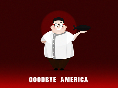 GOODBYE AMERICA illustration