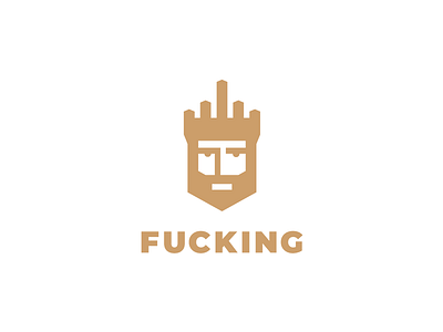 FUCKING crown fuck king logo