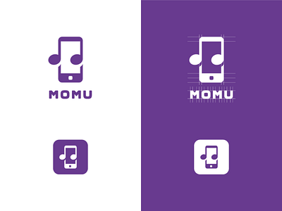 MOMU application logo note phone