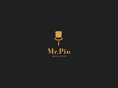 Mr. Pin club hat logo men pin