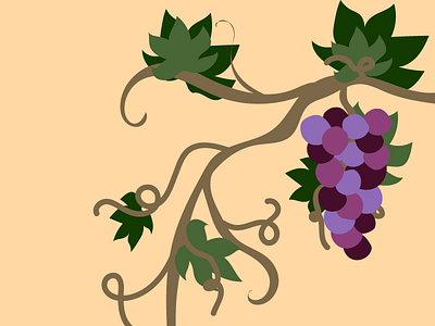 Grape drawing grape grapevine graphic illustration illustrator plant plants vector