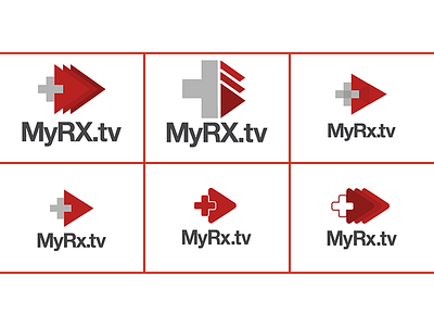 [WIP] MyRX Logo Take2 basic design logo medical rx shapes video