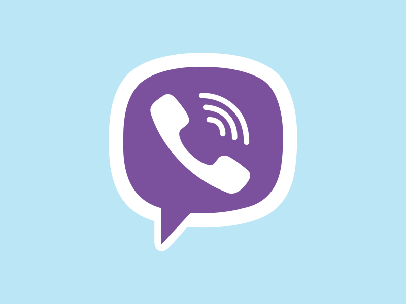 Viber Icon Redesign (2012) animation app call icon illustrator phone purple redesign viber wifi