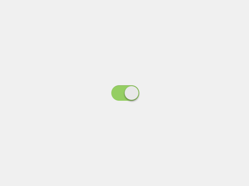 Switch Rebound animation gif rebound button on off interface app green grey light switch minimal