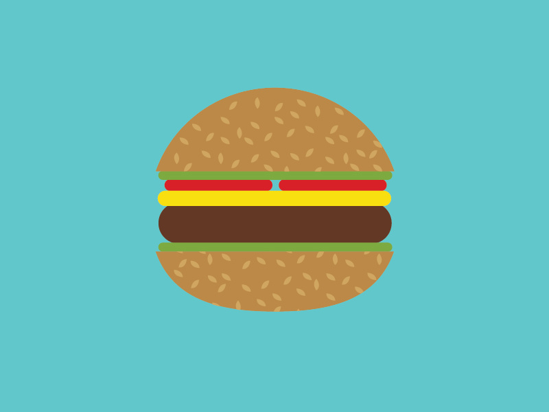 Bon appétit bun bread lettuce tomato cheese burger vector flat food fastfood hamburger meat cheeseburger illustrator