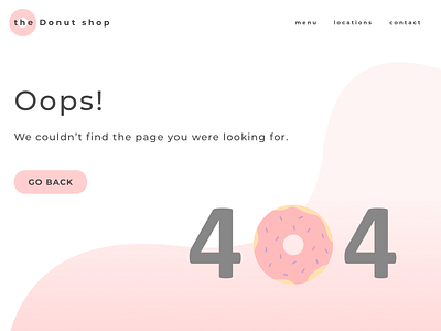 Daily UI #008 - 404 page