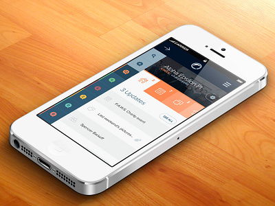 Emory Bubble mobile responsive view app flat higher ed iphone mobile responsive university