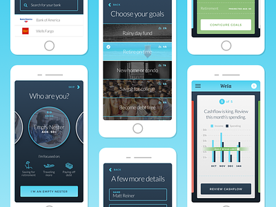 New Wela App Prototype app financial ios iphone mobile prototype ui ux
