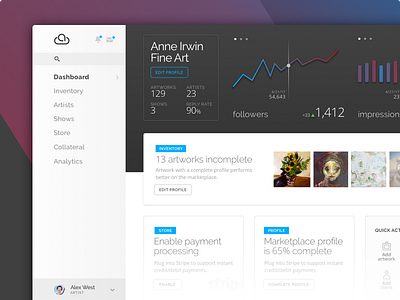 Artcloud redesign preview