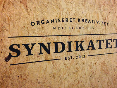 Syndikatet branding identity logo