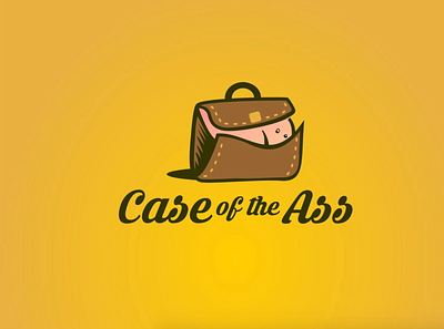 Case of the Ass Logo branding character design flat icon illustration illustrator logo ui vector