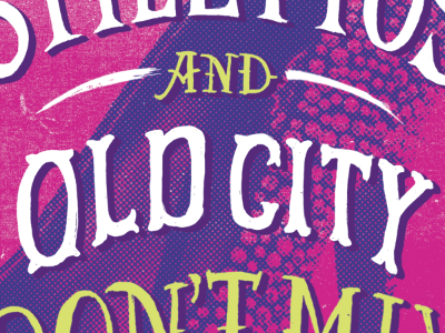 Stilettos and Old City Don't Mix hand lettering made in philly typography