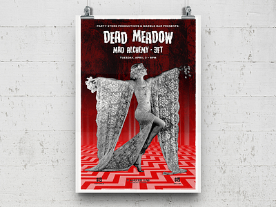 Dead Meadow gig poster gig posters twin peaks